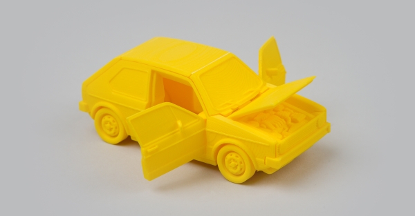 Fab365出品3D打印折叠组装菲亚特GF汽车玩具模型 游戏&玩具类模型 第1张