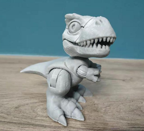 3D打印恐龙阿贡可动小玩具模型 人物&动物类模型 第2张
