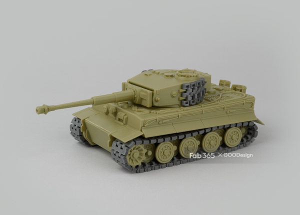 3D打印【fab365】Foldable Tank Sturmtiger 虎式坦克STL模型 游戏&玩具类模型 第1张