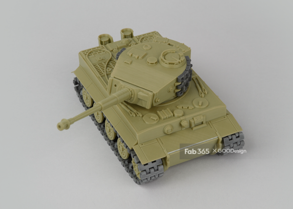 3D打印【fab365】Foldable Tank Sturmtiger 虎式坦克STL模型 游戏&玩具类模型 第2张