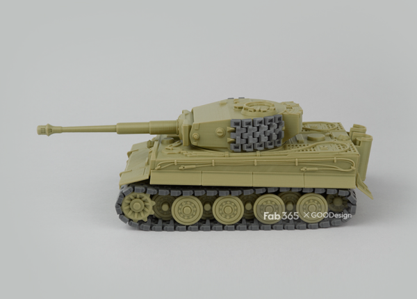 3D打印【fab365】Foldable Tank Sturmtiger 虎式坦克STL模型 游戏&玩具类模型 第4张