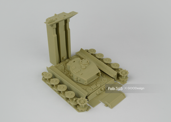 3D打印【fab365】Foldable Tank Sturmtiger 虎式坦克STL模型 游戏&玩具类模型 第5张