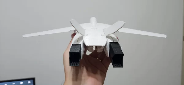 3D打印VF-1S可变形女武神战机机器人STL模型 游戏&玩具类模型 第5张