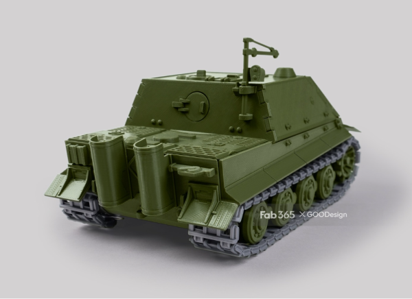 3D打印【fab365】虎式自行突击炮STL模型 游戏&玩具类模型 第4张