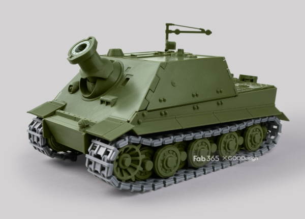 3D打印【fab365】虎式自行突击炮STL模型 游戏&玩具类模型 第8张