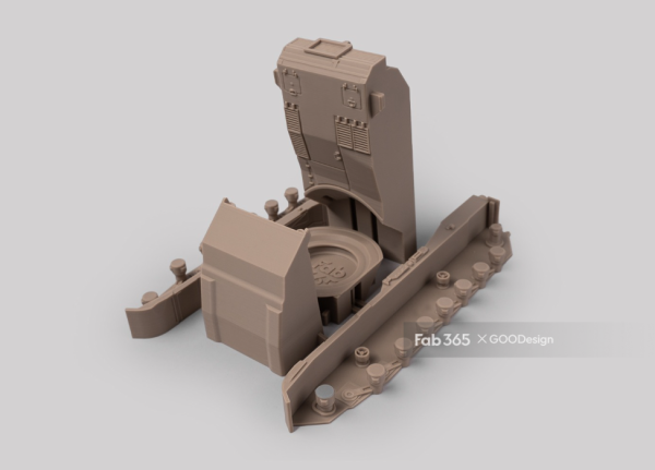 3D打印【fab365】 Foldable Tank M1A2 主战坦克STL模型 游戏&玩具类模型 第6张