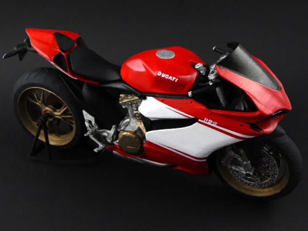 杜卡迪1199超级摩托车3D打印STL模型 游戏&玩具类模型 第2张