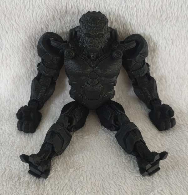 [送资源币活动]3D打印全动猩猩队长小挂件STL模型 游戏&玩具类模型 第1张