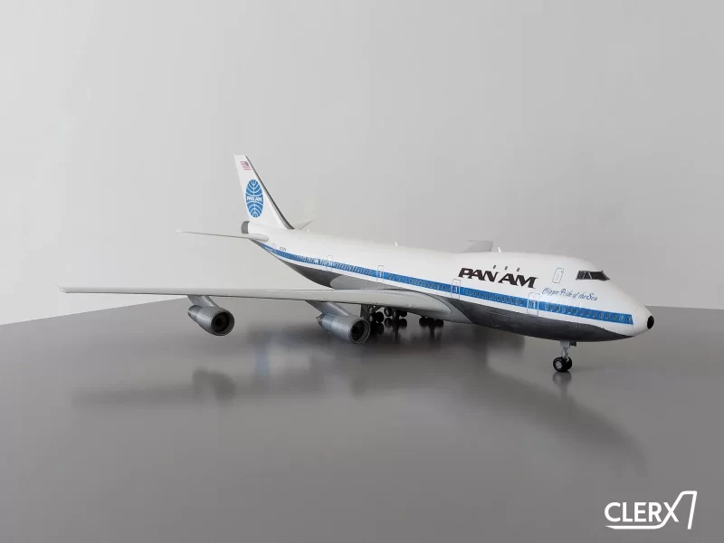 3D打印1比144波音747-100飞机STL模型下载，带机身贴花 游戏&玩具类模型 第4张
