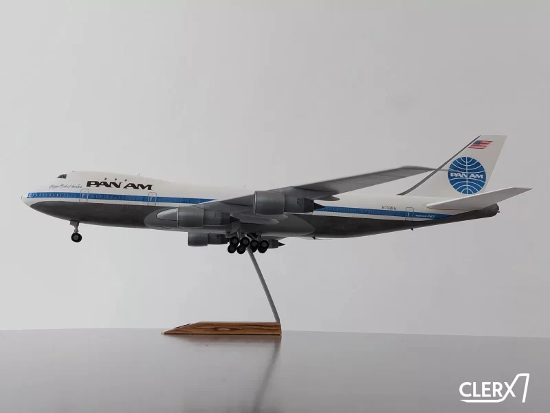 3D打印1比144波音747-100飞机STL模型下载，带机身贴花 游戏&玩具类模型 第5张