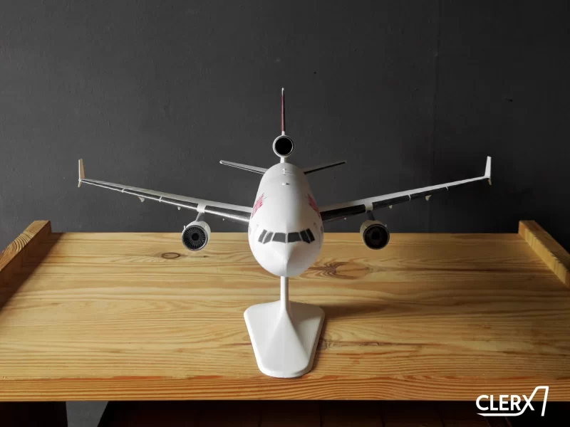 3D打印1比144道格拉斯MD-11飞机STL模型下载，带机身贴花 游戏&玩具类模型 第2张