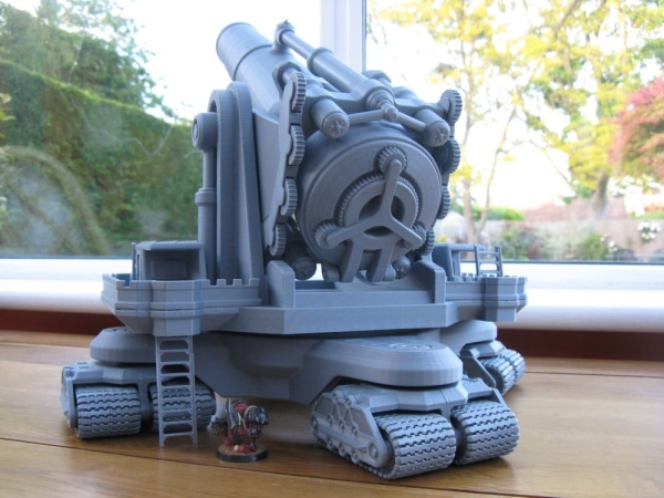 [送资源币活动]3D打印超炫酷可动猛犸大炮STL模型下载 游戏&玩具类模型 第3张