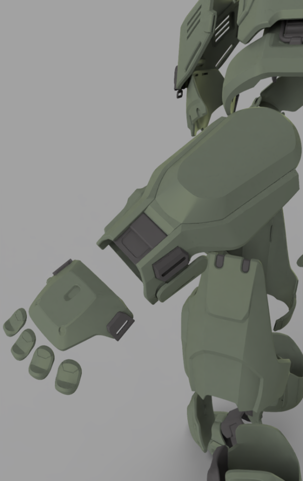 组装装甲人偶-罗莎护甲3D打印STL模型下载 人物&动物类模型 第2张