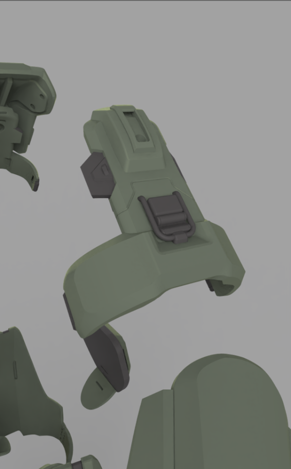 组装装甲人偶-罗莎护甲3D打印STL模型下载 人物&动物类模型 第4张