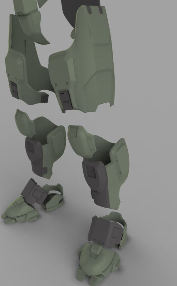 组装装甲人偶-罗莎护甲3D打印STL模型下载 人物&动物类模型 第7张
