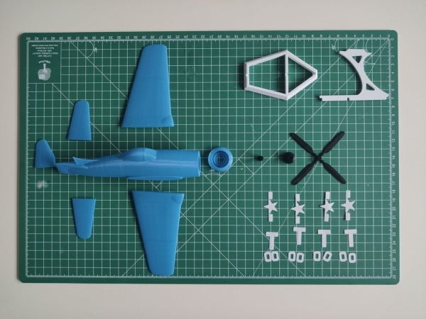 F8F Bearcat1 48航模摆件3D打印模型STL格式文件下载 游戏&玩具类模型 第3张