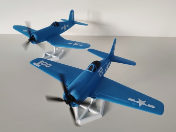 F8F Bearcat1 48航模摆件3D打印模型STL格式文件下载 游戏&玩具类模型 第2张