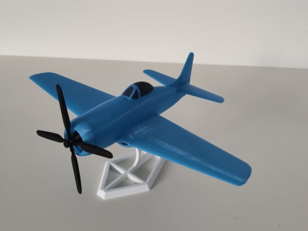 F8F Bearcat1 48航模摆件3D打印模型STL格式文件下载 游戏&玩具类模型 第1张