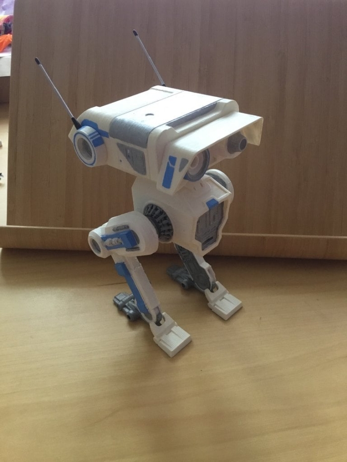 【星球大战】BD-1机器人3D打印STL模型下载 游戏&玩具类模型 第3张