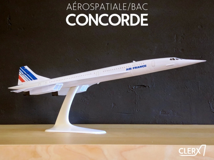 3D打印协和式飞机-1比144 STL模型下载，带机身贴花 游戏&玩具类模型 第1张