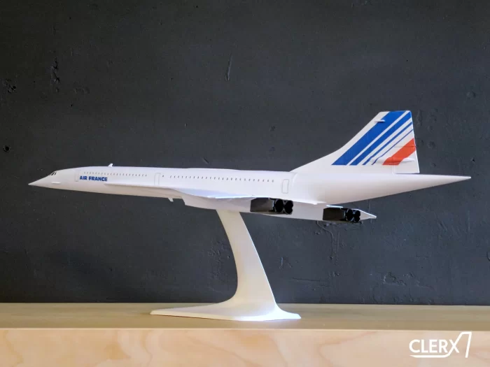 3D打印协和式飞机-1比144 STL模型下载，带机身贴花 游戏&玩具类模型 第2张