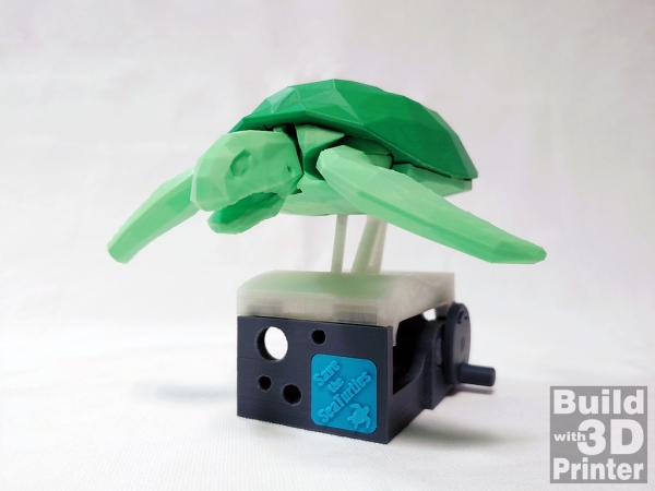 3D打印可动的海龟STL模型 人物&动物类模型 第1张