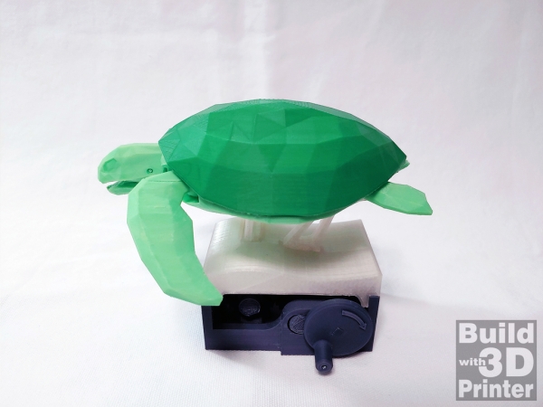 3D打印可动的海龟STL模型 人物&动物类模型 第3张