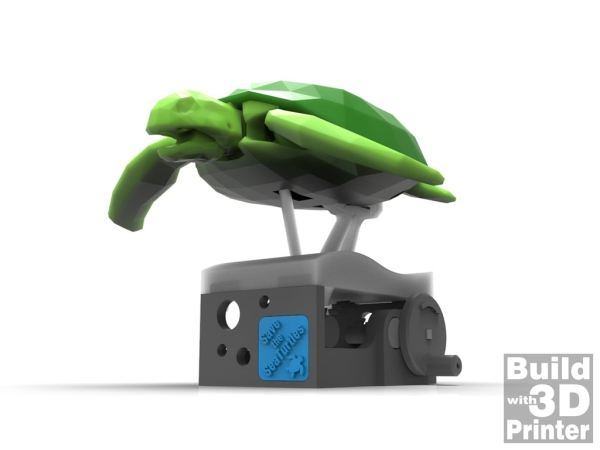 3D打印可动的海龟STL模型 人物&动物类模型 第5张