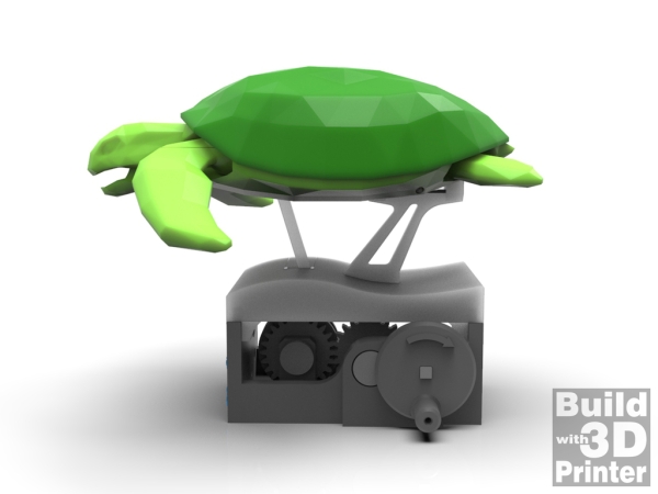 3D打印可动的海龟STL模型 人物&动物类模型 第7张