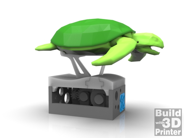 3D打印可动的海龟STL模型 人物&动物类模型 第9张