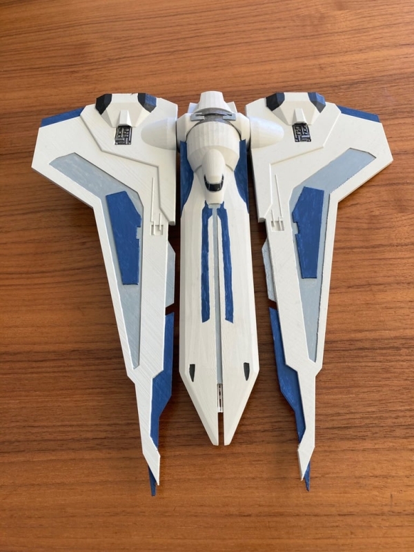 【星球大战】曼达洛宇宙飞船3D打印STL模型下载 游戏&玩具类模型 第2张