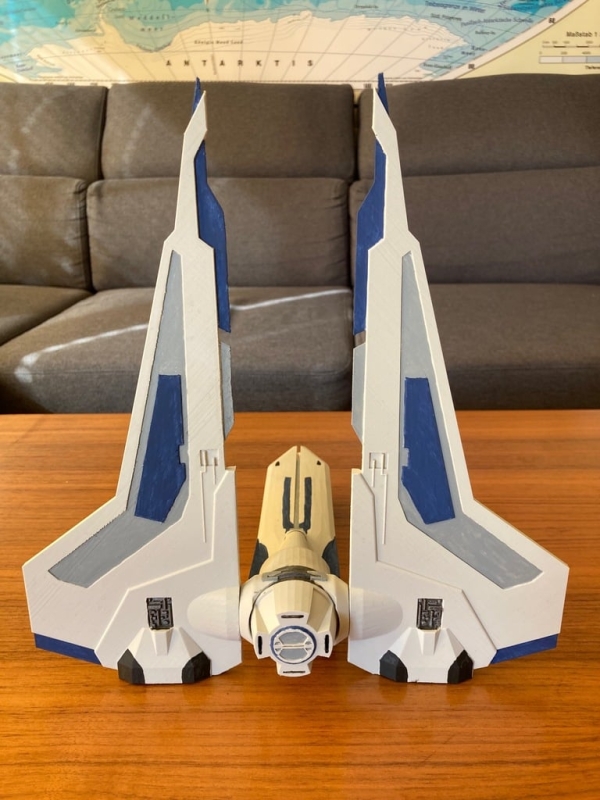 【星球大战】曼达洛宇宙飞船3D打印STL模型下载 游戏&玩具类模型 第4张