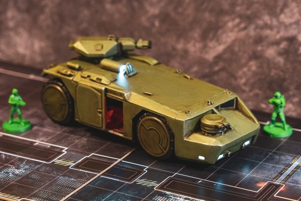 3D打印未来运兵装甲车模型STL下载 游戏&玩具类模型 第1张
