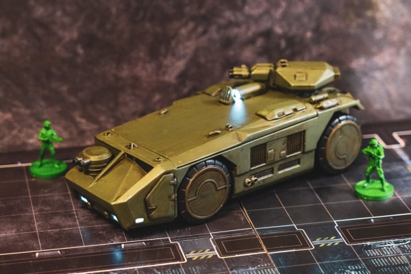 3D打印未来运兵装甲车模型STL下载 游戏&玩具类模型 第3张