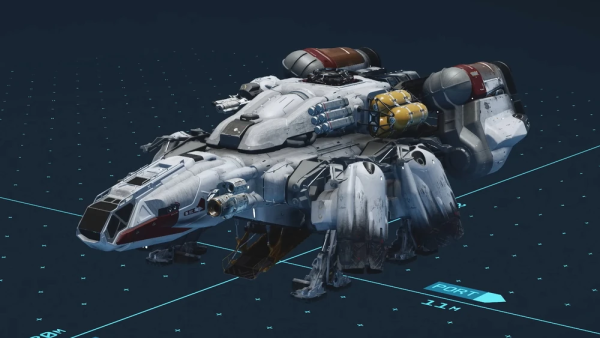 贝塞斯达的星空飞船STL模型下载 游戏&玩具类模型 第1张