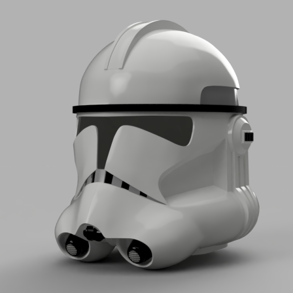 【星球大战】克隆骑兵头盔（可穿戴）3D打印模型 游戏&玩具类模型 第2张