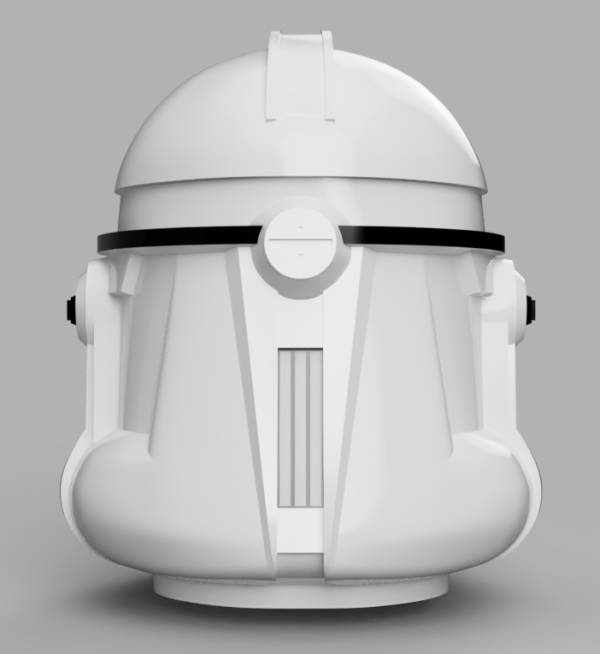 【星球大战】克隆骑兵头盔（可穿戴）3D打印模型 游戏&玩具类模型 第3张