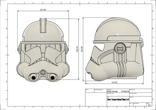 【星球大战】克隆骑兵头盔（可穿戴）3D打印模型 游戏&玩具类模型 第5张