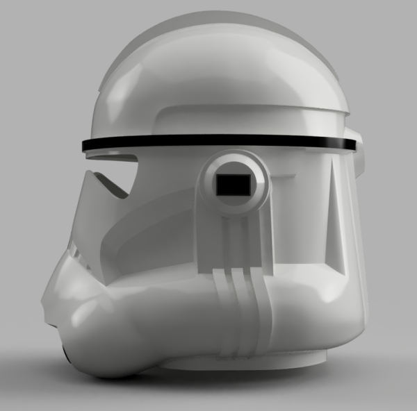 【星球大战】克隆骑兵头盔（可穿戴）3D打印模型 游戏&玩具类模型 第4张