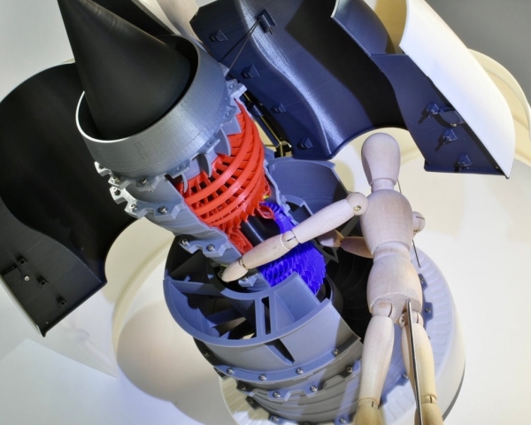 劳斯莱斯航空发动机模型带组装图 超复杂 工具&机械类模型 第1张