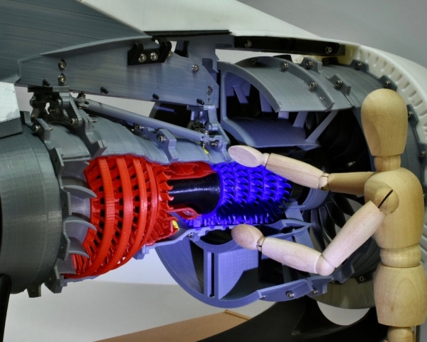 劳斯莱斯航空发动机模型带组装图 超复杂 工具&机械类模型 第4张