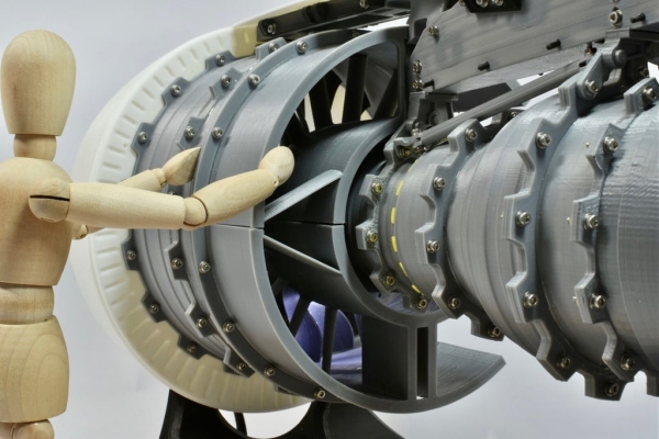 劳斯莱斯航空发动机模型带组装图 超复杂 工具&机械类模型 第6张