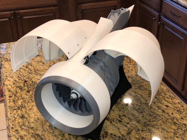 劳斯莱斯航空发动机模型带组装图 超复杂 工具&机械类模型 第9张