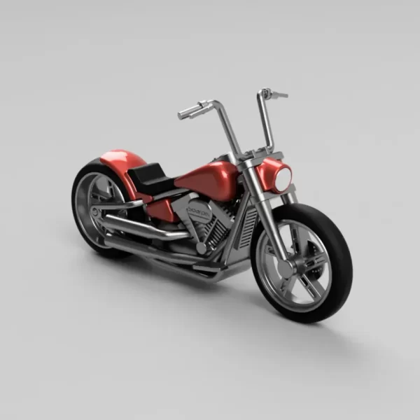 3D打印哈雷摩托车 游戏&玩具类模型 第5张