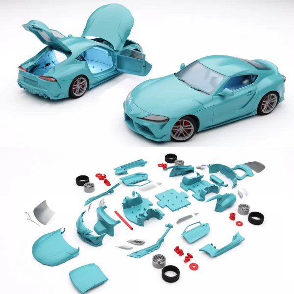 3D打印丰田 Supra A90 车模 游戏&玩具类模型 第8张