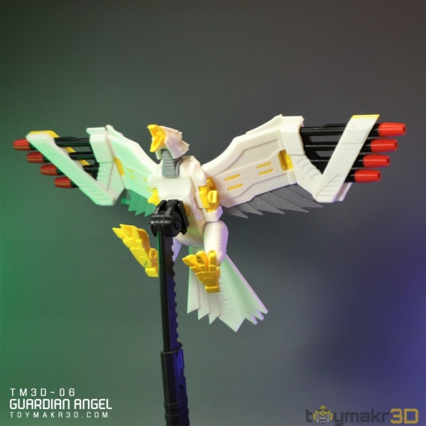 3D打印Guardian Angel守护天使STL模型下载已分色分件 人物&动物类模型 第6张