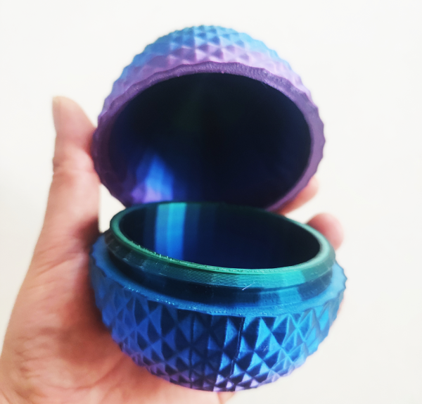 3D打印模型 螺纹式水晶龙蛋 STL模型下载 游戏&玩具类模型 第2张
