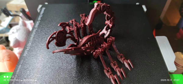 3D打印模型 全动赛博机械蟹子 STL模型下载 人物&动物类模型 第1张