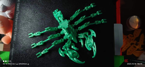 3D打印模型 全动赛博机械蟹子 STL模型下载 人物&动物类模型 第2张