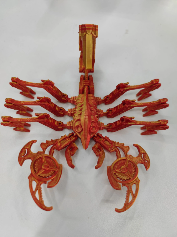3D打印模型 全动赛博机械蟹子 STL模型下载 人物&动物类模型 第4张